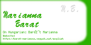 marianna barat business card